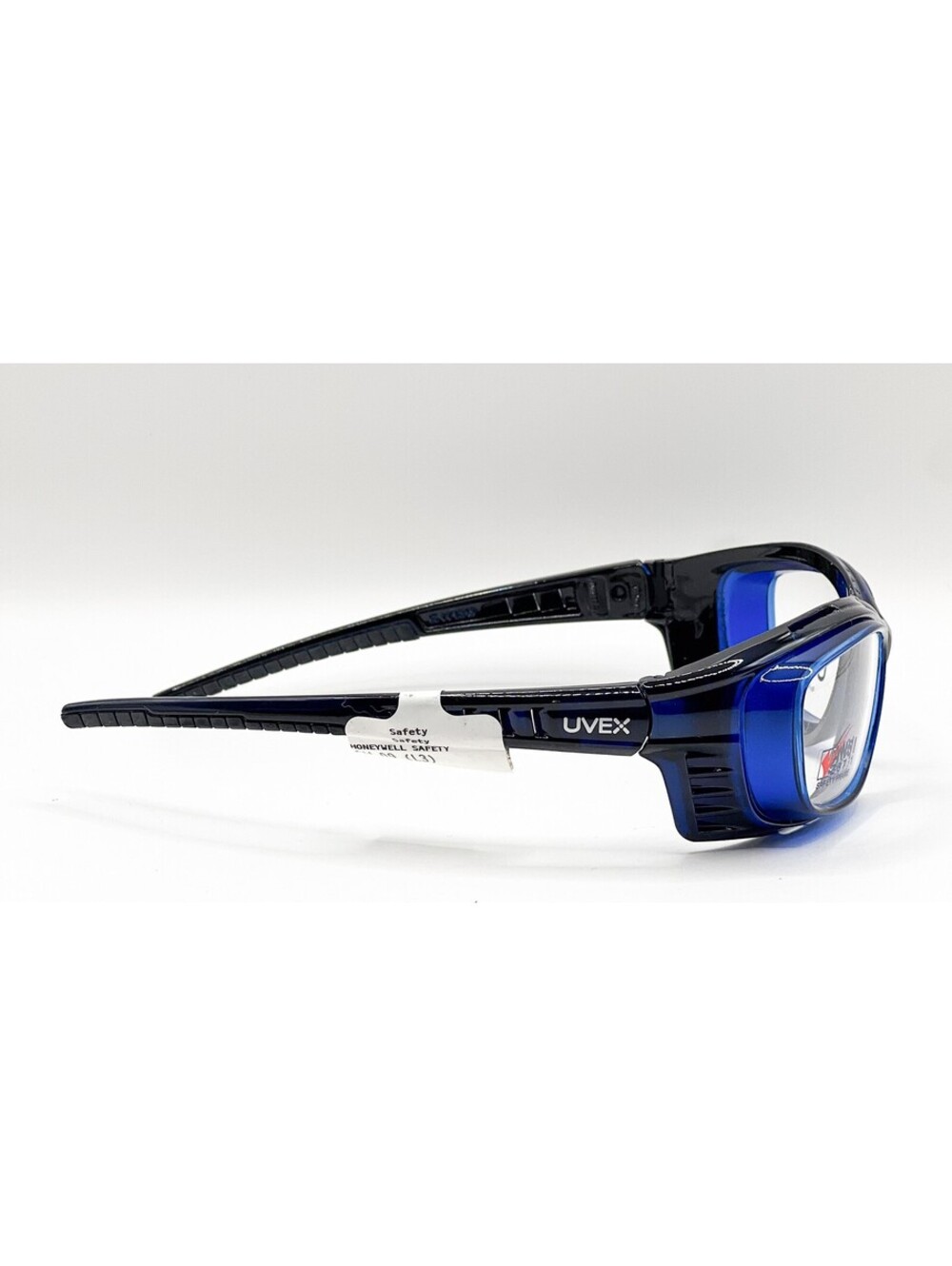 NEW UVEX SW09 BLUE BLACK SAFETY BLUE/BLACK AUTHENTIC EYEGLASSES 56-21 - Picture 3 of 5